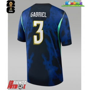 Brasil Gabriel Magalhaes #3 Segunda Equipación Mundial 2026 Manga Corta